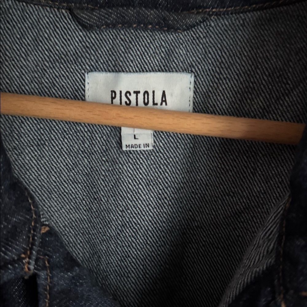 Pistola Nina Denim Mini dress Large - Picture 7 of 12